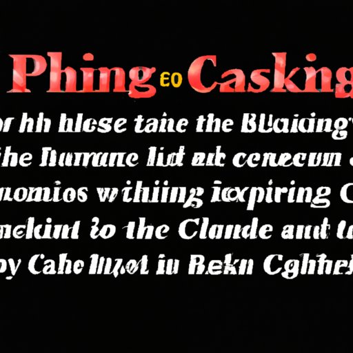 The Secret World of Casino Finance: Debunking the Myth of the Printing Press