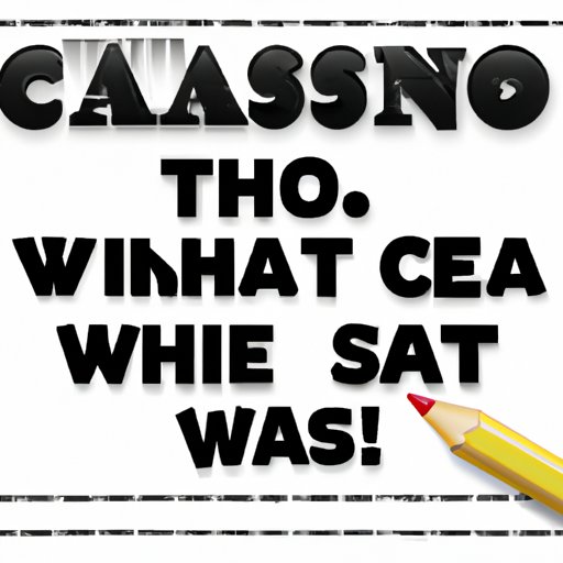 Testing Your Knowledge of Casino Lingo with the