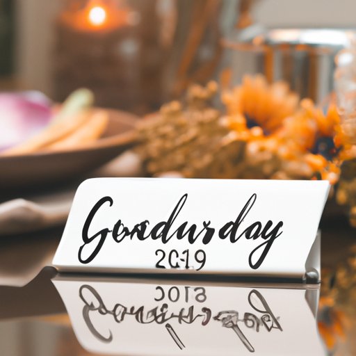 Thanksgiving 2022: Reflecting on the Days Since Your Last Gathering