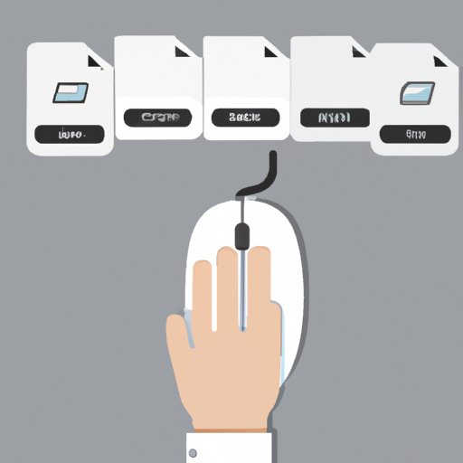 Using Mouse or Trackpad Gestures to Select Multiple Files