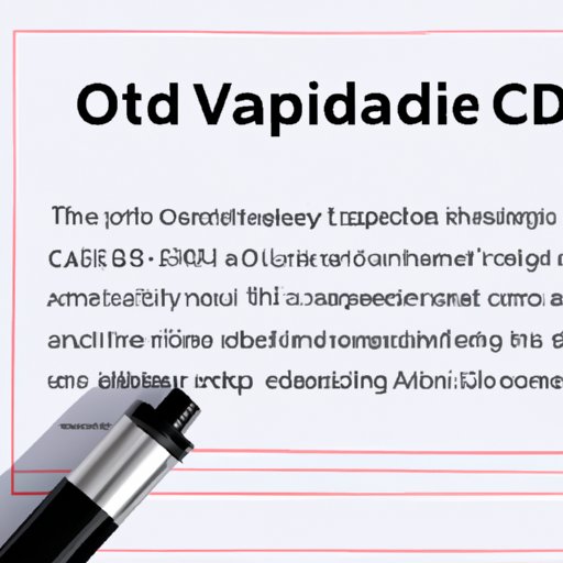 Examining the Legal Status of CBD Vapes: A Comprehensive Guide