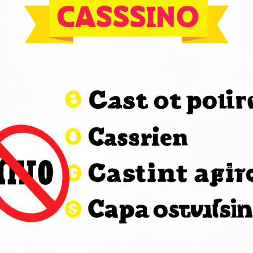 Understanding Casino Policies: Reasons Why You Might Face a Cash Out Refusal