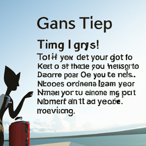 VII. Tips for ensuring a smooth trip