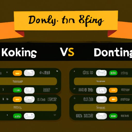 V. DraftKings vs. Other Online Casinos: A Comparison of Gaming Options