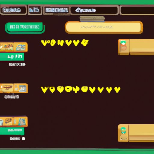 V. Walkthrough of a Sample Game