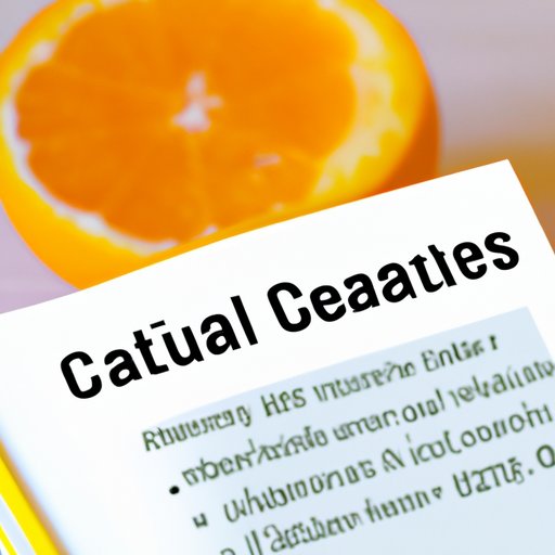 II. The Surprising Truth About Orange Calories: A Comprehensive Guide to Counting Calories in Citrus Fruits