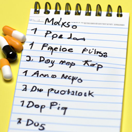 Tips for keeping track of dosage