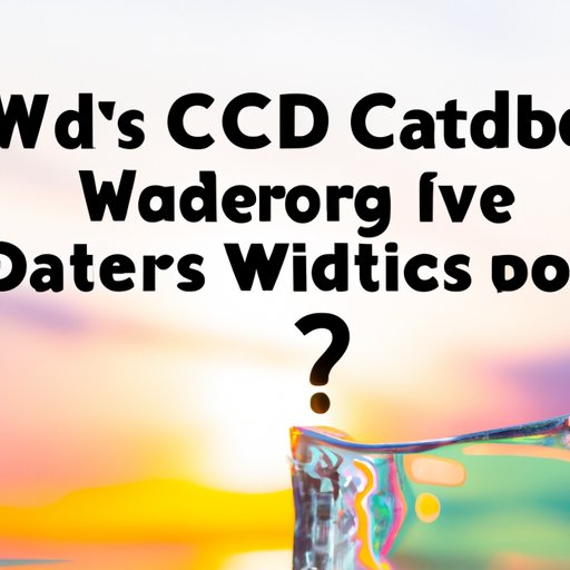 VI. CBD Water Dosage: What Science Says About Optimal Consumption