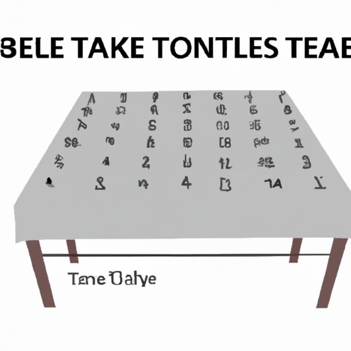 How to Determine How Many Tables are Needed for Your Event