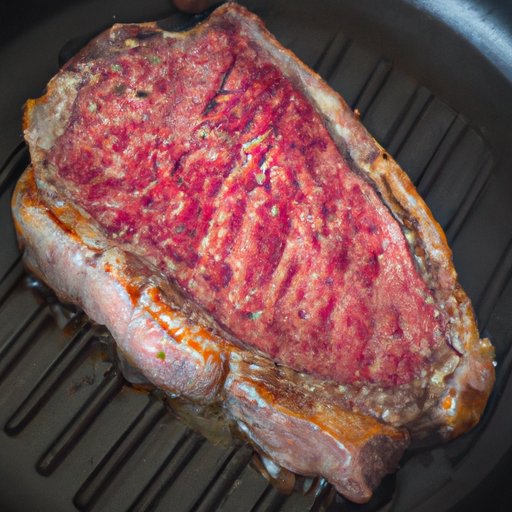 III. How to cook the perfect new york strip steak using a cast iron skillet