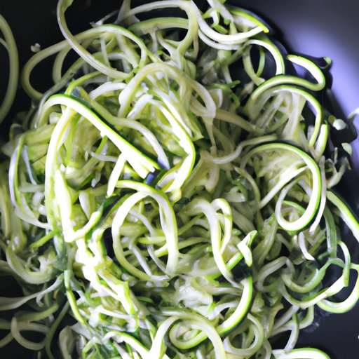 V. Healthy and Tasty: Cooking with Zucchini Noodles
