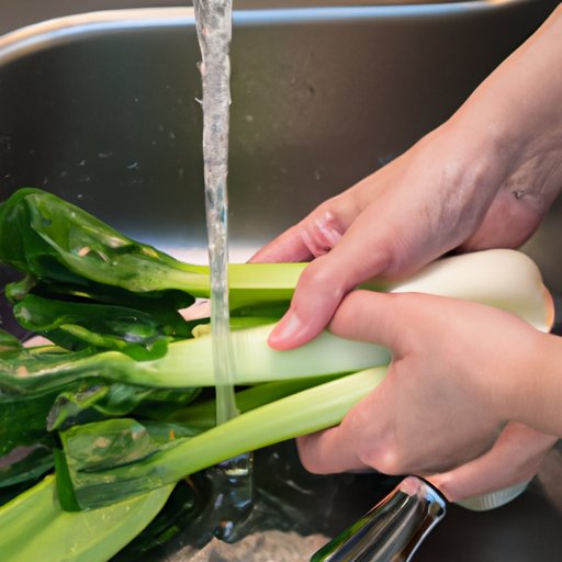 How to Properly Wash and Prepare Bok Choy before Cutting it