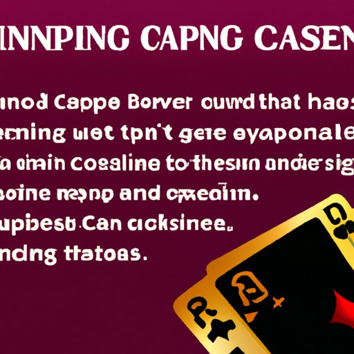 VIII. Common mistakes to avoid when applying for a line of credit at a casino