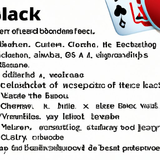 VII. Blackjack Vocabulary: A Glossary of Key Terms You Need to Know