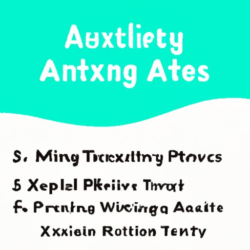7 Proven Techniques to Relieve Anxiety: A Comprehensive Guide