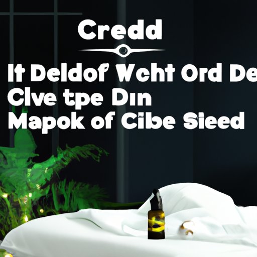 How to Incorporate CBD Oil into Your Sleep Routine