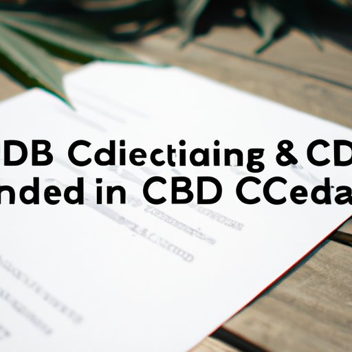 Understanding the Legal Status of CBD in the UK