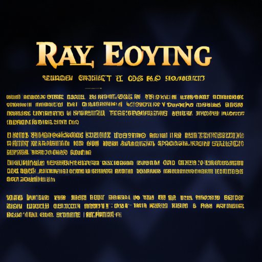 El Royale Casino: Licensing and Regulations