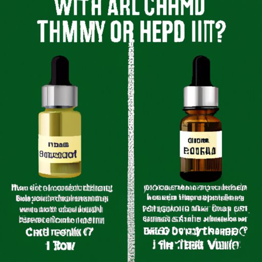VII. Everything You Need to Know about Hemp Oil vs. CBD Oil