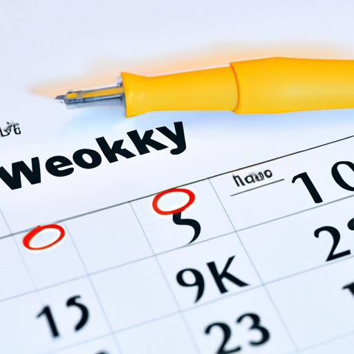 Why Keeping Track of Week Numbers is Vital for Productivity