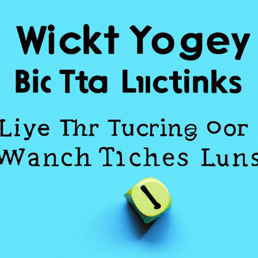 V. Timing Your Luck: How to Play the Odds and Win Big