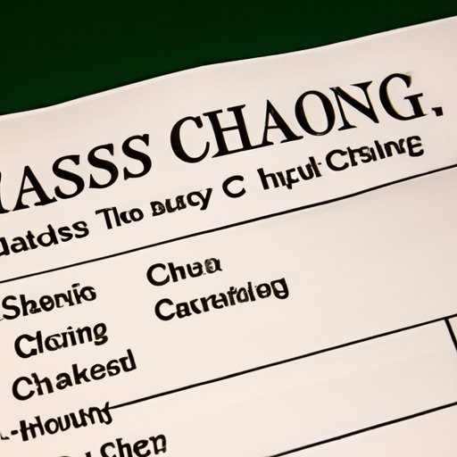 Everything You Need to Know About Cashing Checks at Casinos