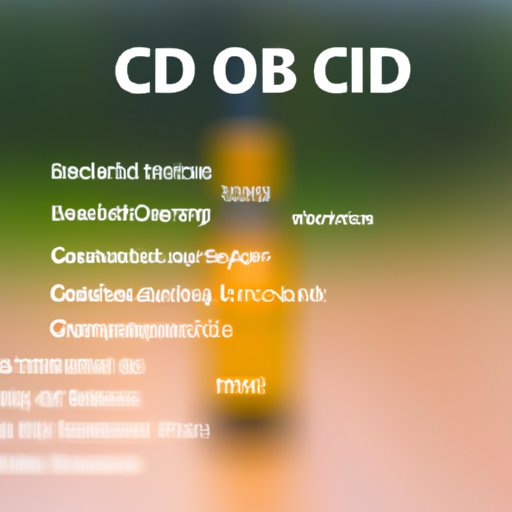 Can CBD Oil Cause Blurry Vision? Clearing Up the Myths and Understanding the Facts