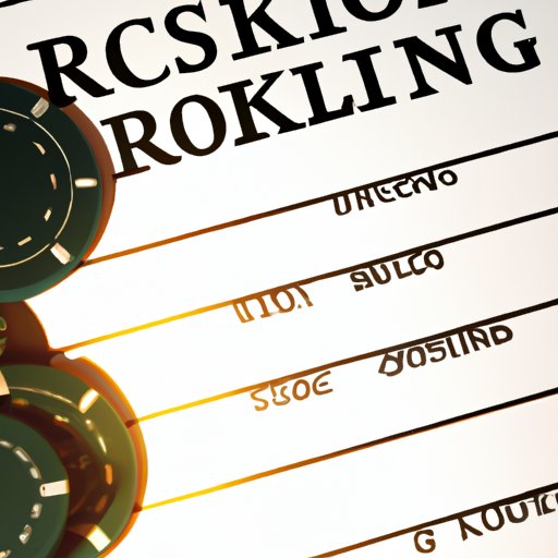 The Ultimate Guide to Understanding Casino Winnings Reporting Requirements