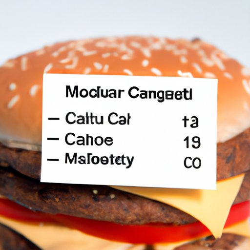 How Many Calories Are in a McDonald’s Cheeseburger? A Comprehensive Guide