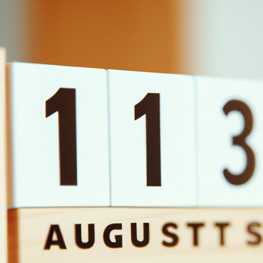 Countdown to August 13: How Many Days Left?