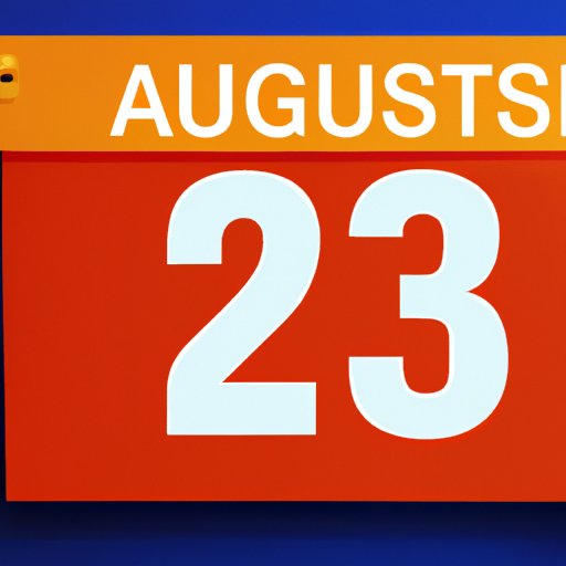 Countdown to August 23: How Many Days are Left?
