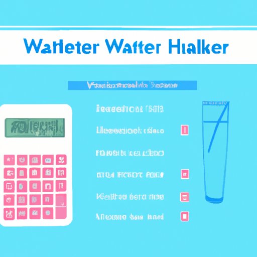 How Much Water Should I Drink to Lose Weight Calculator: A Comprehensive Guide