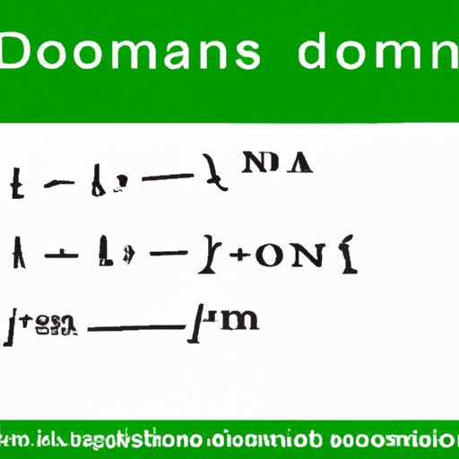 How to Find the Domain of a Graph: A Beginner’s Guide