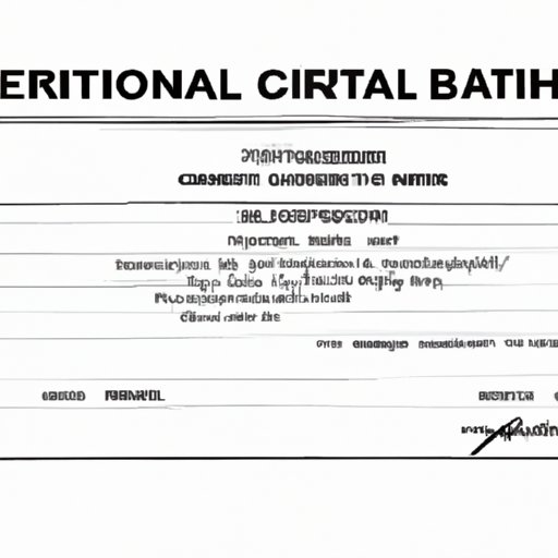 How to Get a Certified Copy of Birth Certificate: A Complete Guide