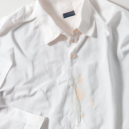 How to Get a Stain Out of a White Shirt: A Comprehensive Guide