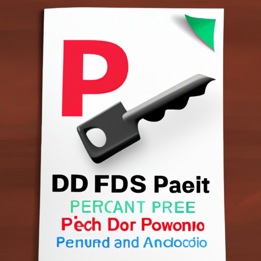 How to Remove Password from PDF: A Comprehensive Guide