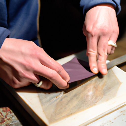 Sharpening Your Knife with a Stone: A Step-by-Step Guide