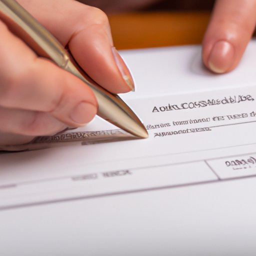 Handing Over Money: How to Sign a Check Over to Another Person