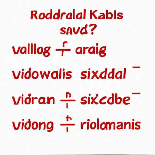 How To Simplify Radicals: A Step-By-Step Guide To Mastering Algebraic Equations