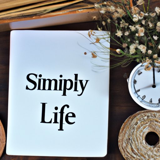 Simplify Your Life: Practical Strategies for a More Intentional Lifestyle