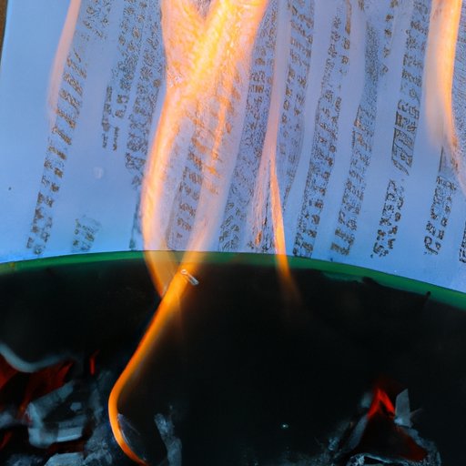 Burning Up: Understanding the Temperature at Which Paper Ignites