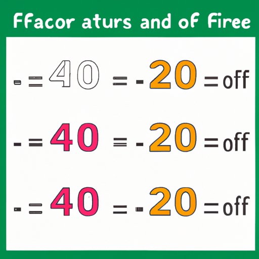 Understanding Fractions: Exploring What is 20 out of 40