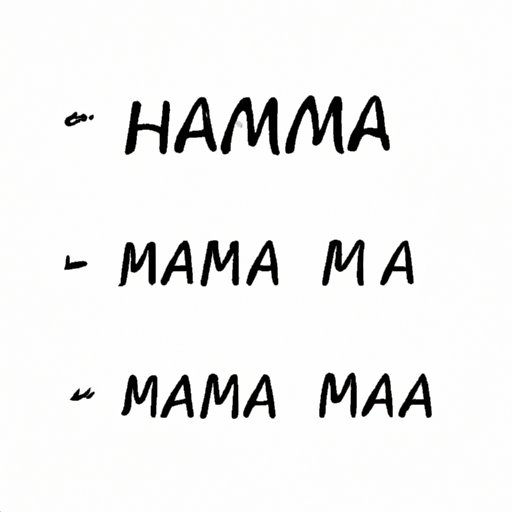 The Power of Mamma: Understanding the Meaning and Significance of the Term in Different Cultures