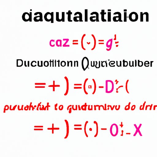 The Discriminant: Understanding and Solving Quadratic Equations