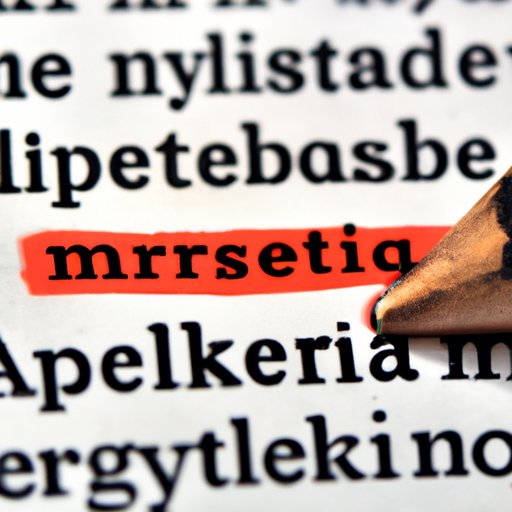 The Weirdest Error in the Dictionary: Exploring the Misspelling of a Word