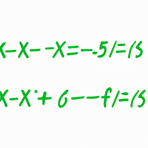 The Equation with 6 as a Solution: How to Solve It