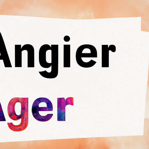 Why am I So Angry for No Reason? Understanding and Managing Anger