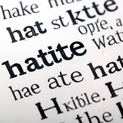 Why Do People Hate: Exploring the Root Causes of Hate